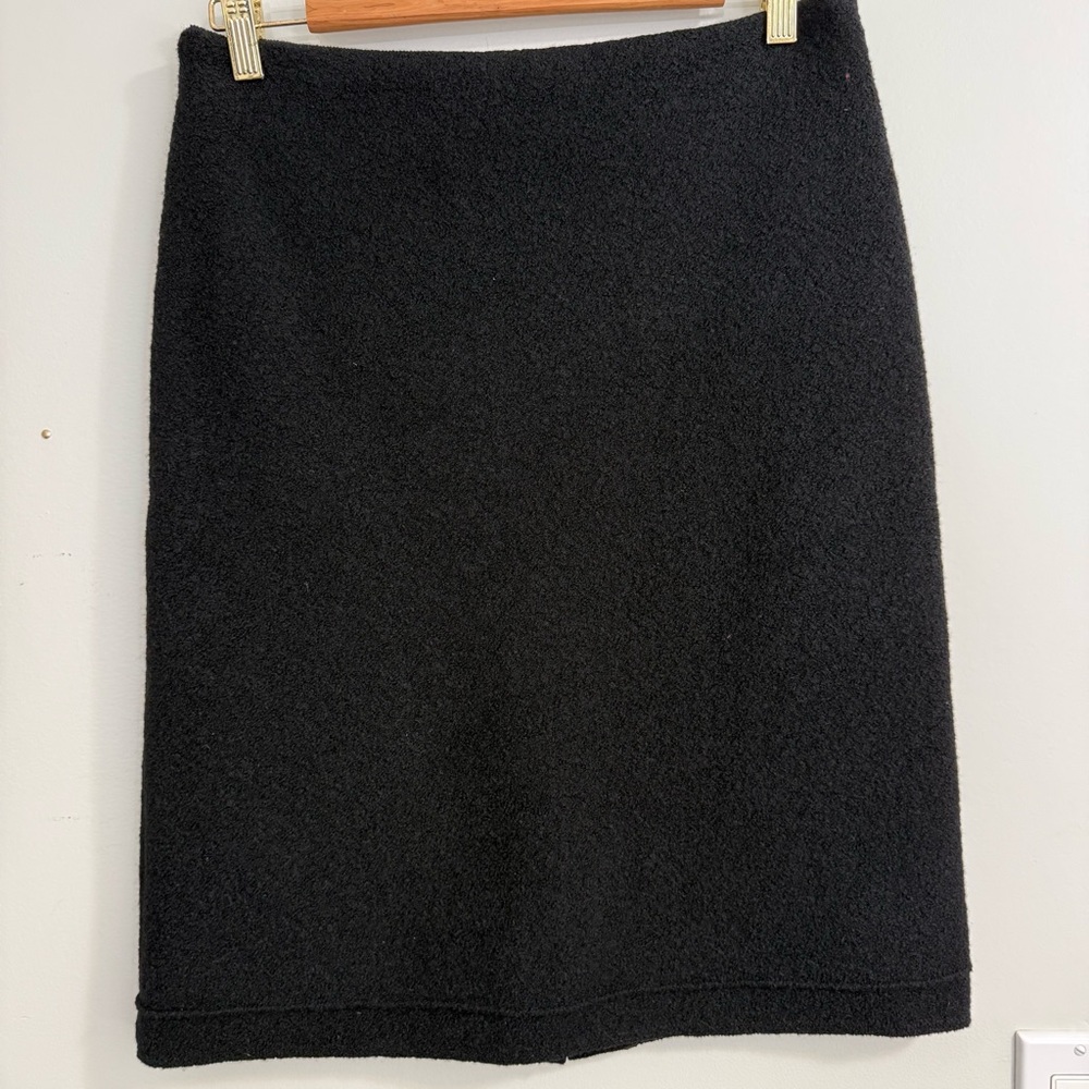 Carven Textured Wool Pencil Skirt